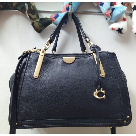 Coach Dreamer 21 Limited Edition Black Leather 2-Way Zipper Crossbody Bag - Picture 6 of 16